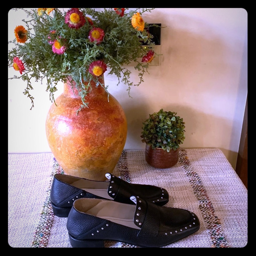 Black Leather Kenneth Cole Loafers